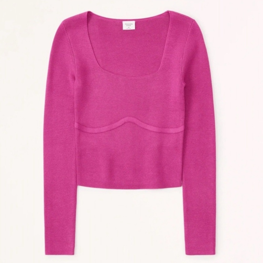 Abercrombie & Fitch Portrait Neck Corset Top